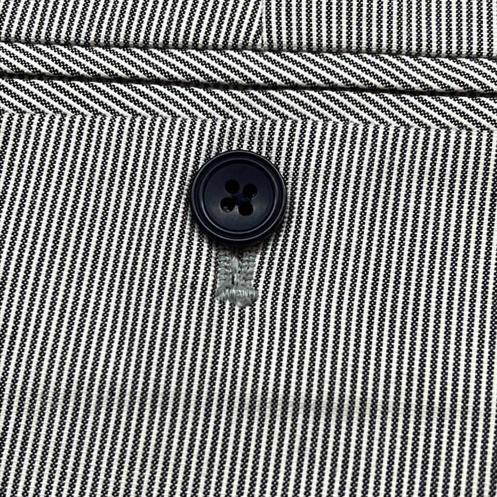 Structure mens grey and white pin striped business casual slacks size 36x34 BNWT